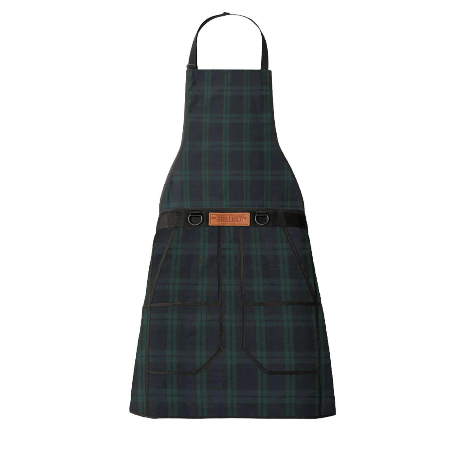 GRILLKILT | Grilling Apron | Black Watch Tartan