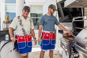 Officially Licensed MLB BBQ Apron Tote Grill Set - Milwaukee Brewers