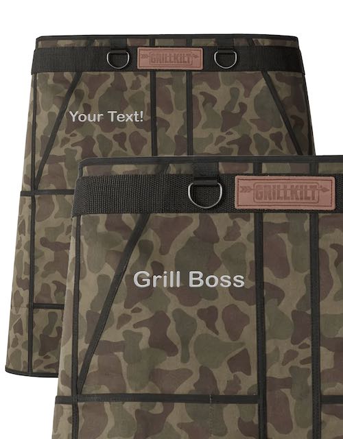 CUSTOM EMBROIDERED GRILLKILT Grilling Apron