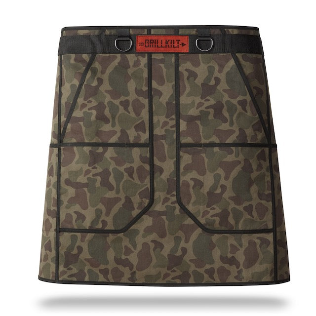 GRILLKILT | Grilling Apron | Vintage Camo