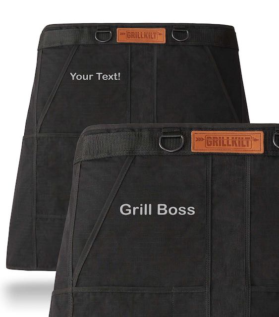 CUSTOM EMBROIDERED GRILLKILT Grilling Apron