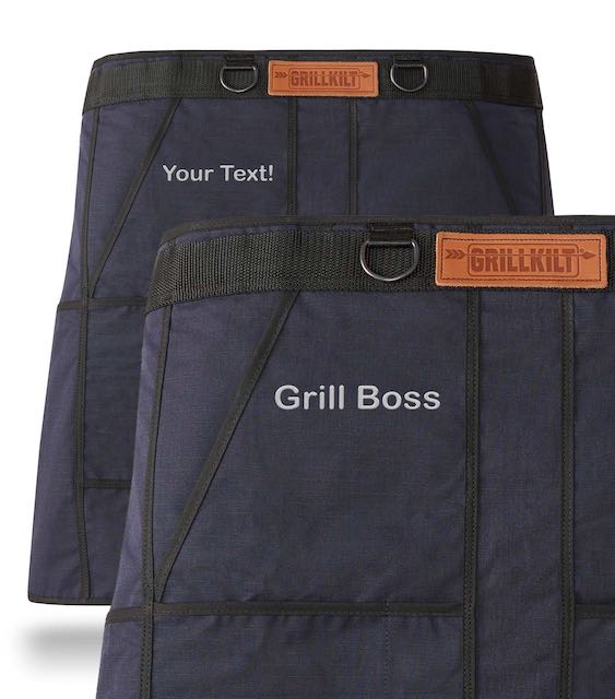 CUSTOM EMBROIDERED GRILLKILT Grilling Apron